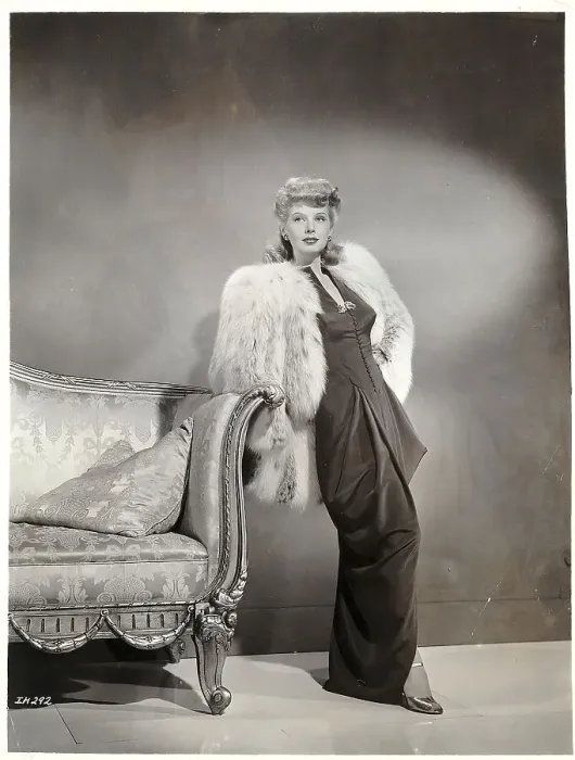 Framed Print : Irene Manning in Black Evening Gown Framed Print : Irene Manning in Black Evening Gown