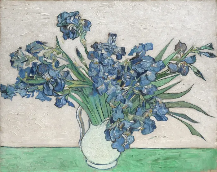 Framed Print : Irises, 1890. Artist Vincent van Gogh. (Photo by Heritage Art / Heritage Framed Print : Irises, 1890. Artist Vincent van Gogh. (Photo by Heritage Art / Heritage