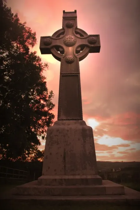 Framed Print : Irish celtic cross Framed Print : Irish celtic cross