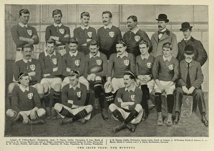 Framed Print : Irish Rugby Union team for the England Vs Ireland, 1898 Home Nations Championship, Victorian History Sport Framed Print : Irish Rugby Union team for the England Vs Ireland, 1898 Home Nations Championship, Victorian History Sport