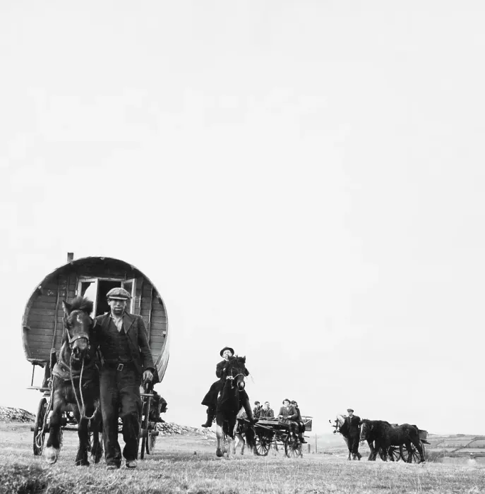 Framed Print : Irish Travellers