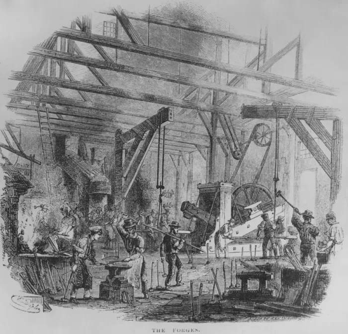 Framed Print : Iron Forge Framed Print : Iron Forge