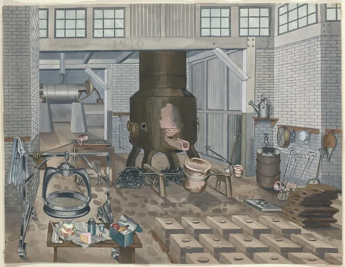 Framed Print : Iron Foundry Framed Print : Iron Foundry