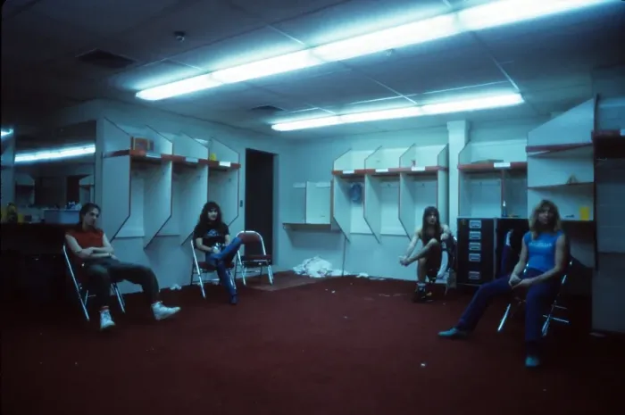 Framed Print : Iron Maiden Backstage