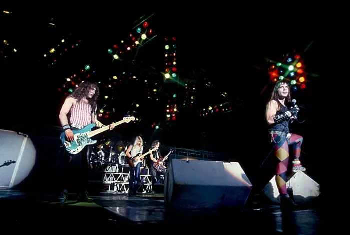 Framed Print : Iron Maiden Performing