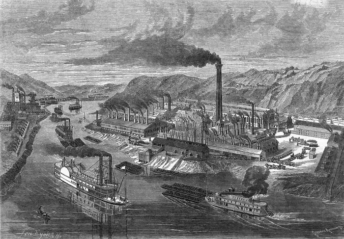 Framed Print : Iron Mills Of Jones & Laughlins, Pa Framed Print : Iron Mills Of Jones & Laughlins, Pa