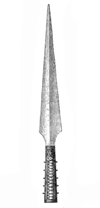 Framed Print : Iron spear-head. Gotland Framed Print : Iron spear-head. Gotland