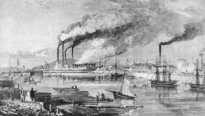 Framed Print : Iron and Steel Works Framed Print : Iron and Steel Works