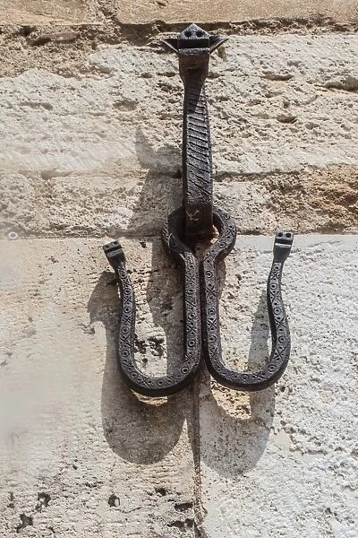 Ironwork wall hook, San Gimignano, Italy