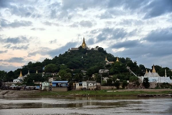 Irrawaddy river landscape Myanmar Asia