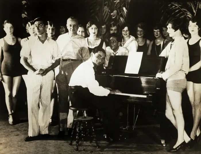 Framed Print : Irving Berlin and Eddie Cantor Rehearsing Framed Print : Irving Berlin and Eddie Cantor Rehearsing