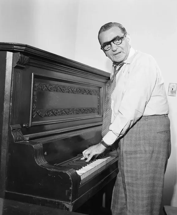 Framed Print : Irving Berlin Playing Piano Framed Print : Irving Berlin Playing Piano