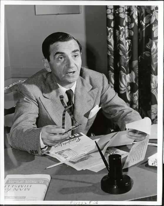 Framed Print : Irving Berlin Sitting at his Desk Framed Print : Irving Berlin Sitting at his Desk
