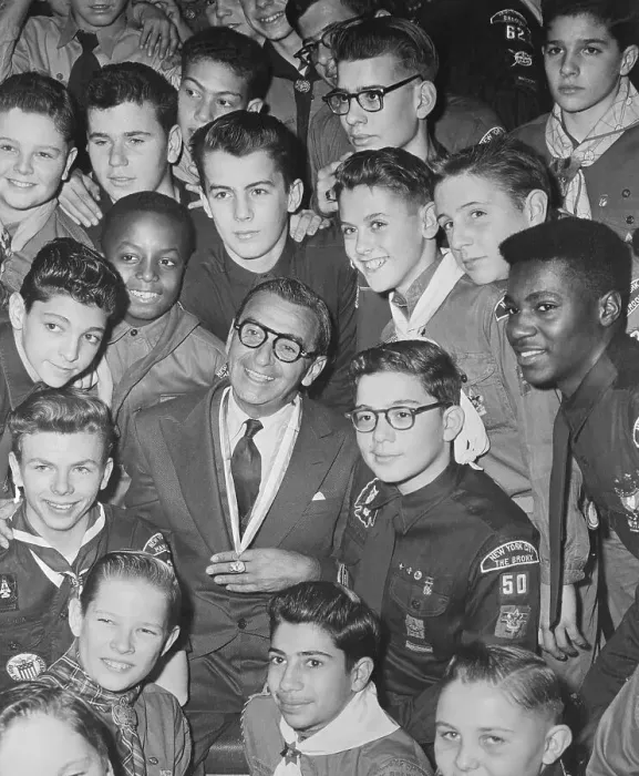 Framed Print : Irving Berlin Standing with Others Framed Print : Irving Berlin Standing with Others