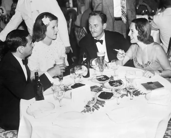 Framed Print : Irving Berlin with Wife and Friends on a Night Out