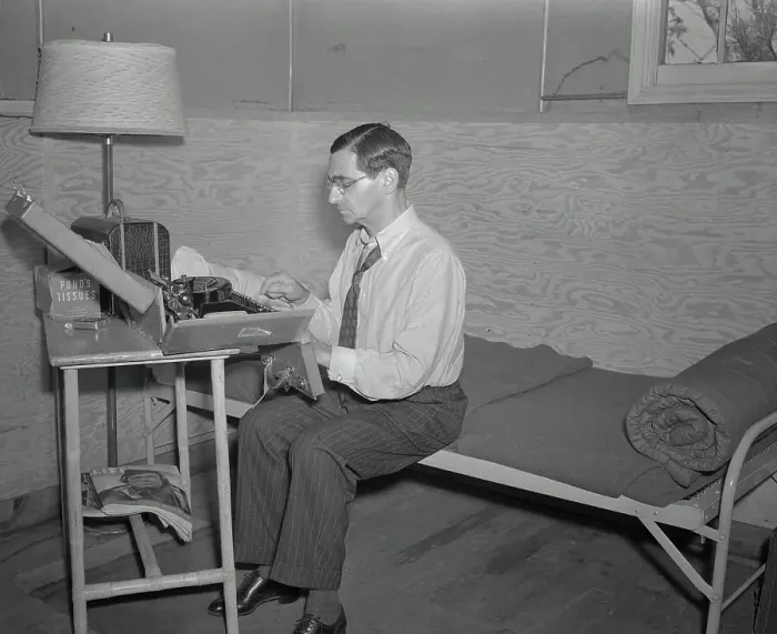 Framed Print : Irving Berlin Working on his Music Notes Framed Print : Irving Berlin Working on his Music Notes