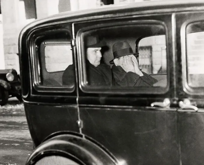 Framed Print : Irving Bitz In Police Car Framed Print : Irving Bitz In Police Car