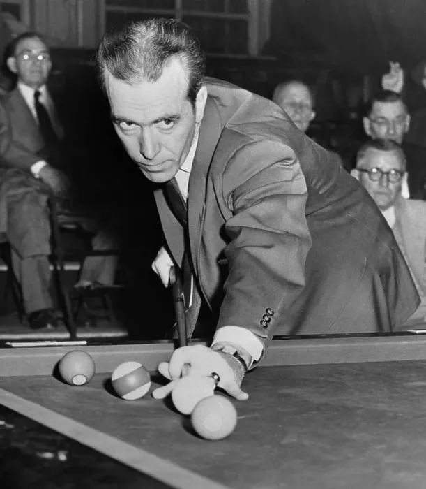 Framed Print : Irving Crane Taking Aim on Pool Table Framed Print : Irving Crane Taking Aim on Pool Table