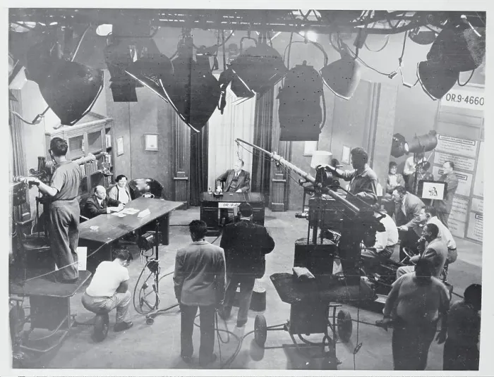 Framed Print : Irving Ives Participating in a Telethon Framed Print : Irving Ives Participating in a Telethon