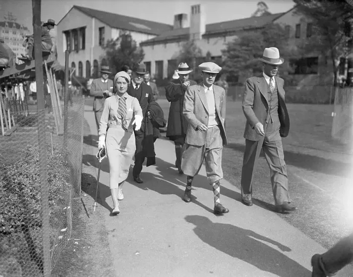 Framed Print : Irving Thalberg and Norma Shearer Walking Framed Print : Irving Thalberg and Norma Shearer Walking