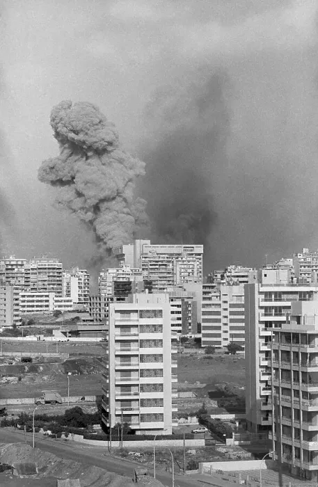 Framed Print : Israeli Bombing In Lebanon Framed Print : Israeli Bombing In Lebanon