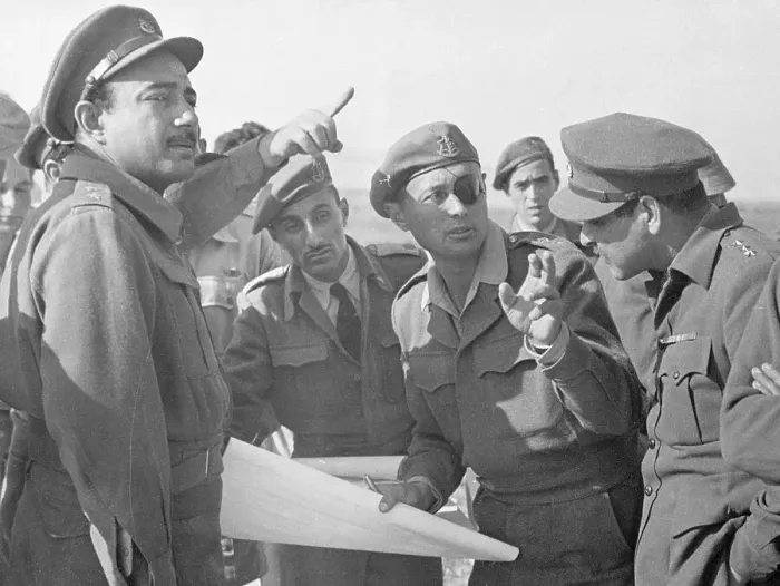 Framed Print : Israeli-Egyptian Military Meeting Framed Print : Israeli-Egyptian Military Meeting