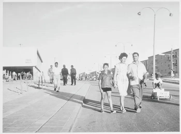 Framed Print : Israeli Family Walking Together Framed Print : Israeli Family Walking Together