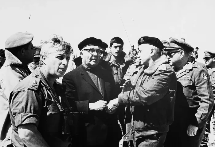 Framed Print : Israeli Premier Meets Military Commanders Framed Print : Israeli Premier Meets Military Commanders