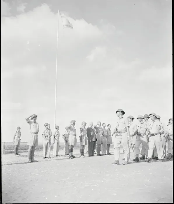 Framed Print : Israeli Soldiers Saluting to Flag Framed Print : Israeli Soldiers Saluting to Flag