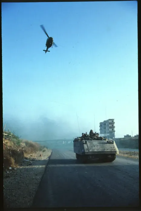 Framed Print : Israeli Tank and Helicopter Framed Print : Israeli Tank and Helicopter