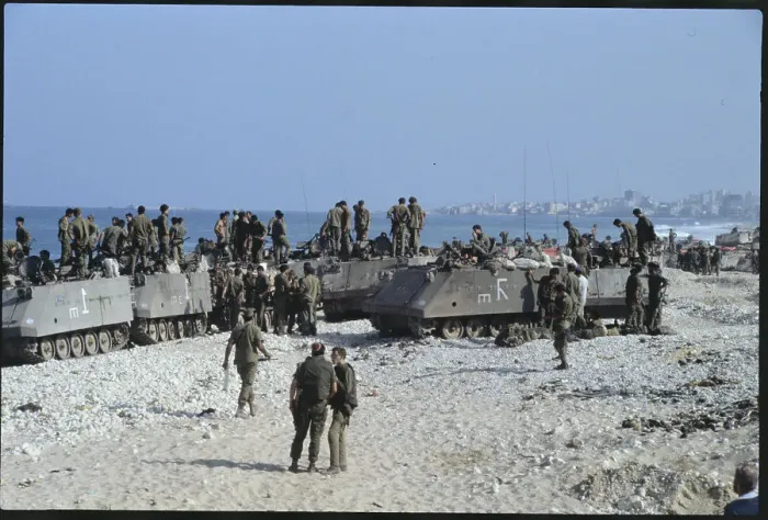 Framed Print : Israeli Troops in Lebanon Framed Print : Israeli Troops in Lebanon