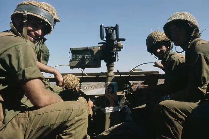 Framed Print : Israeli Troops Moving Into Syria