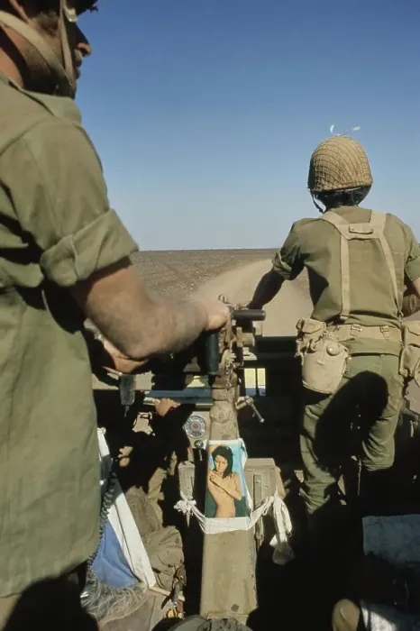 Framed Print : Israeli Troops Moving Into Syria