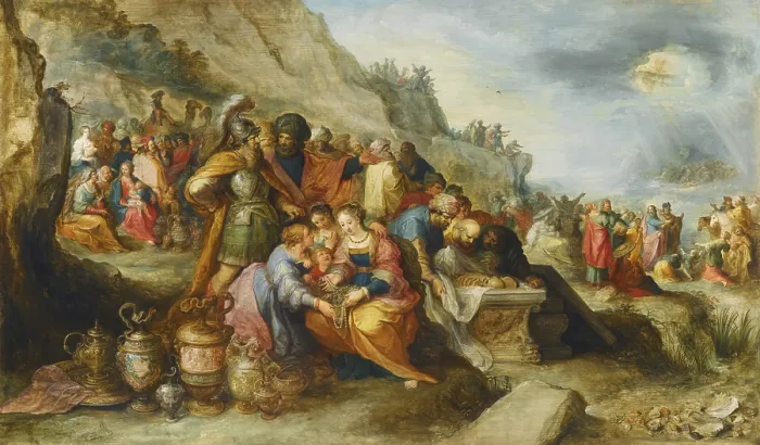 Framed Print : The Israelites, after crossing the Red Sea, at the tomb of the patriarch Joseph, 1630 Framed Print : The Israelites, after crossing the Red Sea, at the tomb of the patriarch Joseph, 1630