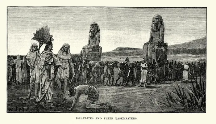 Framed Print : Israelites and their Taskmasters Framed Print : Israelites and their Taskmasters