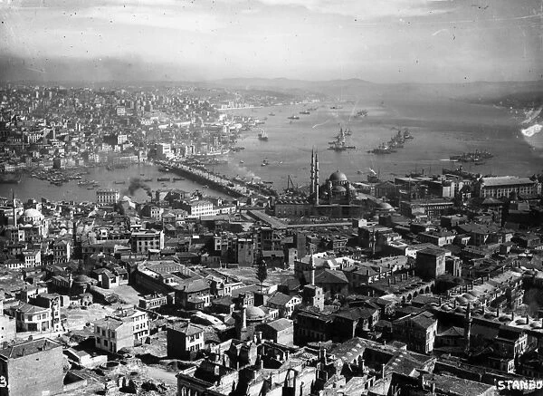 Istanbul. circa 1915: The city of Istanbul (Constantinople)