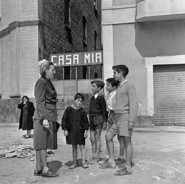 Framed Print : Italian Children Of Casa Mia