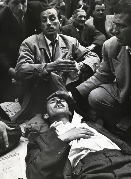 Framed Print : Italian Communists in Sit-Down Strike Framed Print : Italian Communists in Sit-Down Strike