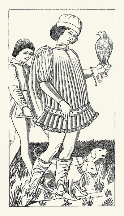 Framed Print : Italian Falconer Framed Print : Italian Falconer