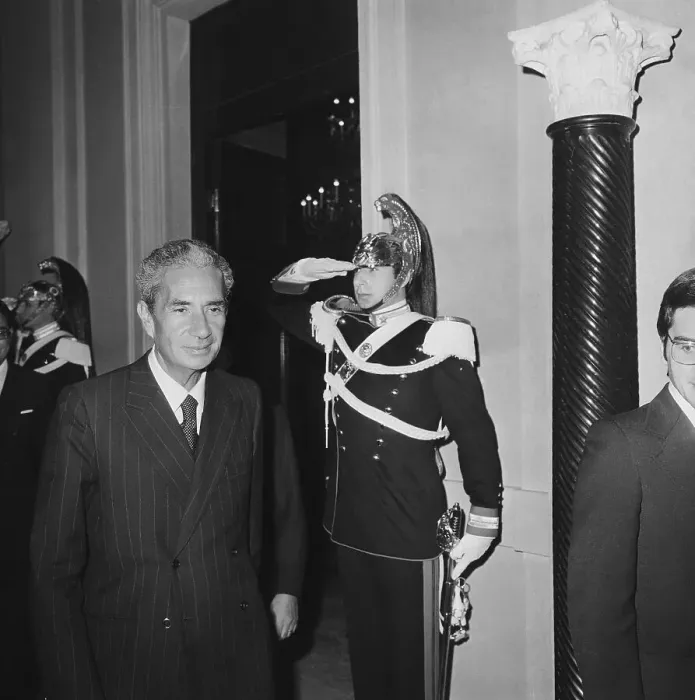 Framed Print : Italian Foreign Minister Aldo Moro