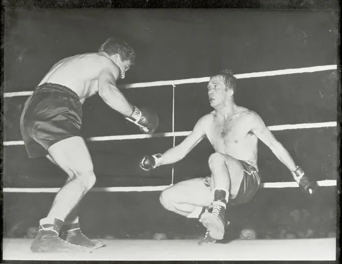 Framed Print : Italian and Frenchman Boxing Framed Print : Italian and Frenchman Boxing