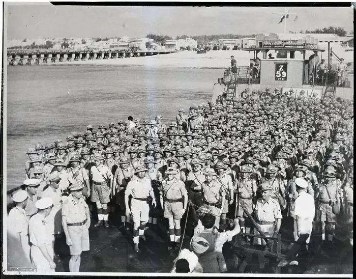 Framed Print : Italian Infantry Lines Up To Leave Framed Print : Italian Infantry Lines Up To Leave