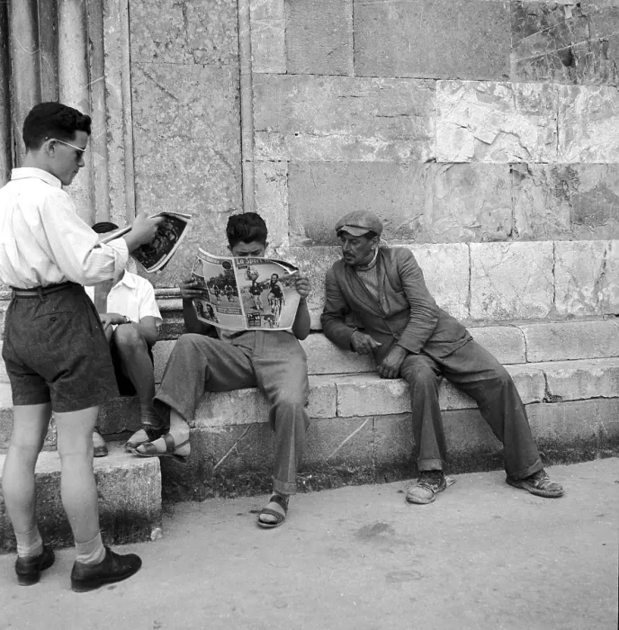 Framed Print : Italian Men Framed Print : Italian Men