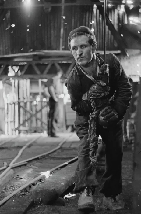 Framed Print : An Italian Miner In Yorkshire, 1956