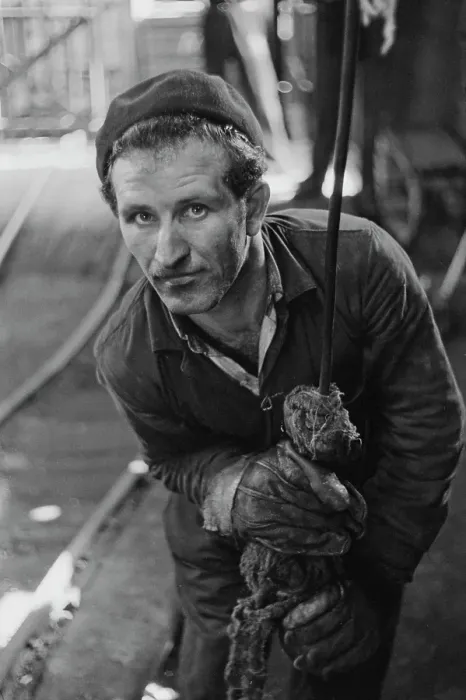 Framed Print : An Italian Miner In Yorkshire, 1956 Framed Print : An Italian Miner In Yorkshire, 1956