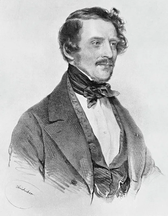 Framed Print : Italian Operatic Composer Donizetti Framed Print : Italian Operatic Composer Donizetti