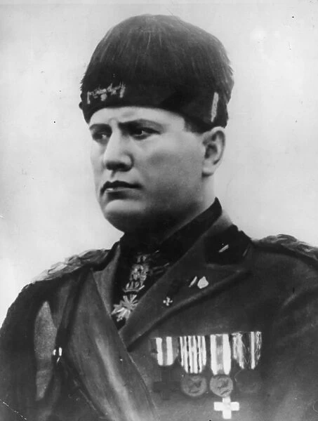 Italian Prime Minister Benito Mussolini