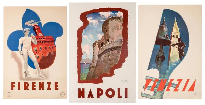 Framed Print : Italian Travel Posters Framed Print : Italian Travel Posters