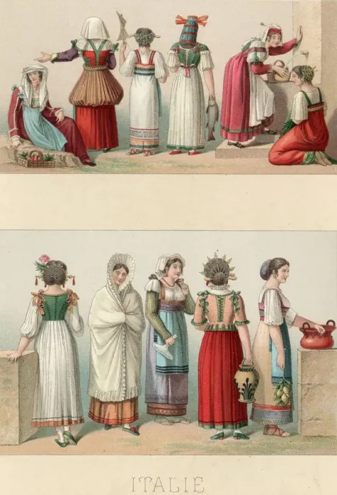 Framed Print : Italian Women Framed Print : Italian Women