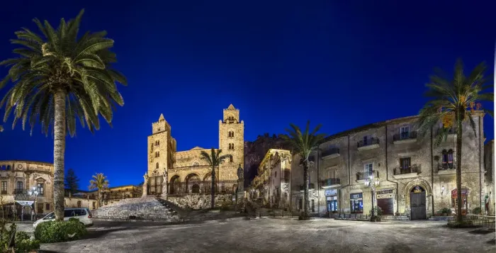 Framed Print : Italy, Cefalu, norman cathedral Framed Print : Italy, Cefalu, norman cathedral